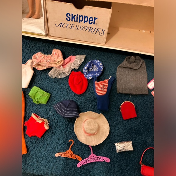 Skipper and skooter Mattel doll carrying case vintage 1963 - Picture 10 of 16